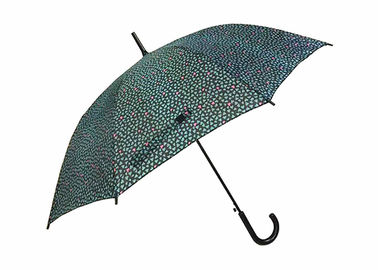 Haltbarkeit 23 Zoll-Auto-offene Stock-Regenschirm-Mode schwarzer Druckrahmen