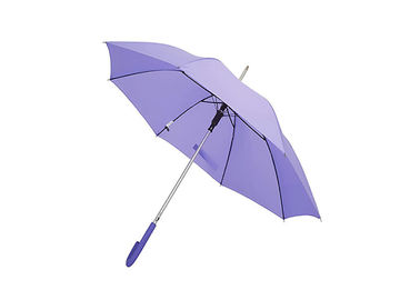 Purpurrote Aluminiumwelle Form-Griff des 23 Zoll-Regenschirm-Auto-offener einfacher Licht-J