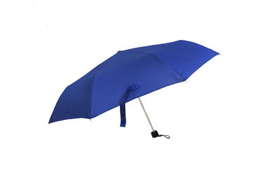 Leichter kompakter Reise-Aluminiumregenschirm, gerade Griff-Regenschirm-Größe 21&quot;