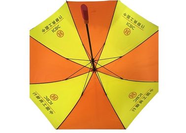 Griff-offene Frühlings-fördernde Golf-Regenschirm-windundurchlässige Art 30 Zoll