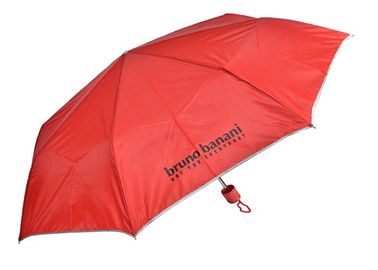 3 Falten-Metallrahmen-kundenspezifische fördernde Regenschirme, Golf-Art-Regenschirm