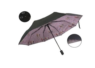 Doppelter Überdachungs-Falten-Reise-Regenschirm, Auto-offenes nahes Regenschirm-voll Innere-Drucken