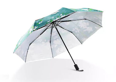 21 Zoll-automatischer Reise-Regenschirm-kleiner frischer Mann-und Frauen-Doppelt-Falten-Regenschirm