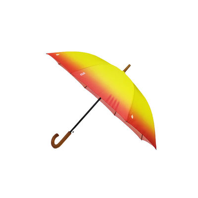 8 Fiberglas-Rippen-Gummigriff-kompakter Golf-Regenschirm
