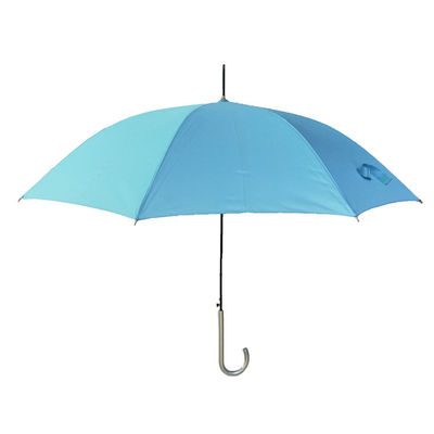Auto öffnen 23&quot; *8K-Klassiker-Stock-Regenschirm mit J-Form-Kunststoffgriff