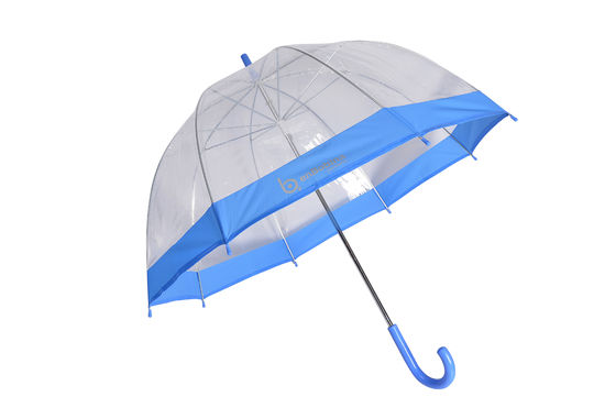 Haube formen POE-Gewebe-transparenten Regen-Regenschirm