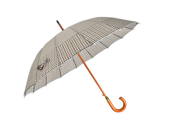Offener Selbstdurchmesser 98cm 23&quot; *8K-Holzgriff-Regenschirm