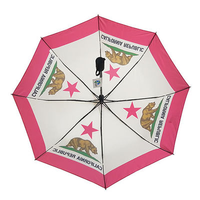Faltbarer Regenschirm offene Selbstdrei des Durchmesser-98cm