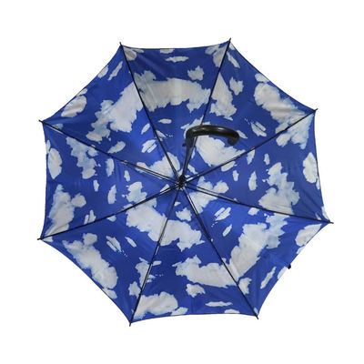 Doppelschicht 27 Zoll windundurchlässige Golf-Regenschirm-