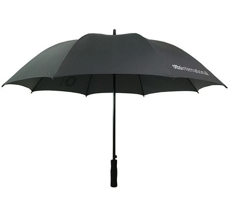 Kundenspezifisches Regenschirm-Fiberglas EVA Handle Golf Umbrella der Fabrik-RPET