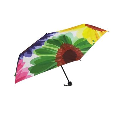 BSCI bescheinigen 21 Zoll 8 der Platten-drei Falten-Regenschirm-