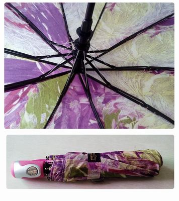 Sonnenschirm imprägniern/faltender bunter Regenschirm windundurchlässige 2 für Frauen