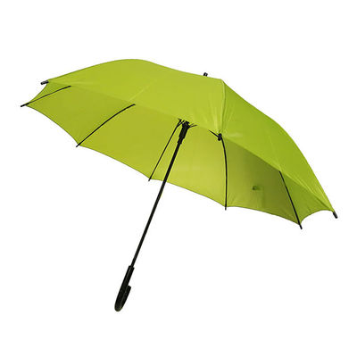 35 Zoll-Längen-Rohseide-Gewebe-automatischer Stock-Regenschirm