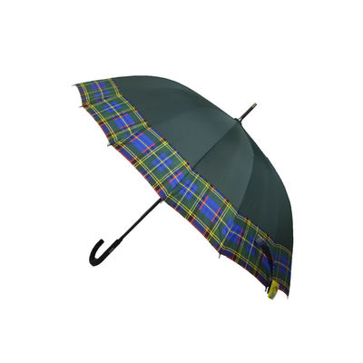 Windundurchlässige das Golf-Regenschirme der manuellen offenen Männer 16K für Werbung im Freien