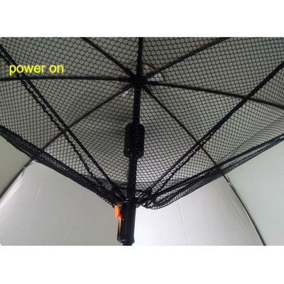 Gerader Rohseide-Gewebe USB-Sommer-Explosions-Regenschirm-Fan