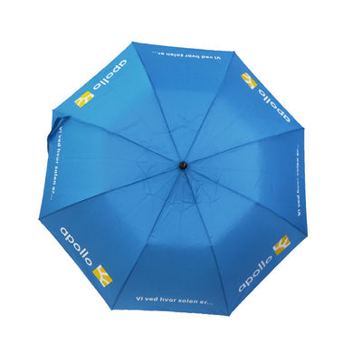 Starke windundurchlässige 2 Falten-Rohseide-UVgolf-Regenschirm