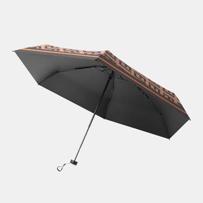 Mini-UVschutz-ultra helles kompaktes faltendes Regenschirm-Rohseide-Gewebe