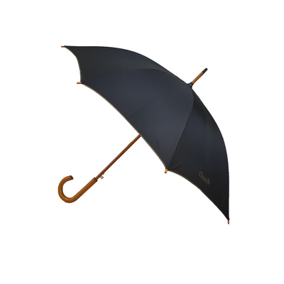 Offenes Selbstmetall 8 versieht windundurchlässige Golf-Regenschirme mit Holzgriff mit Rippen