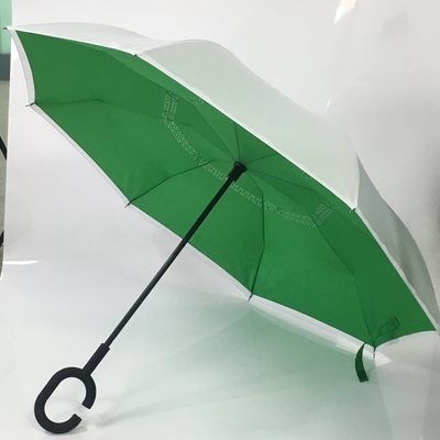 Polyester-Rückseiten-naher Regenschirm AZO freie Doppelschicht-190T