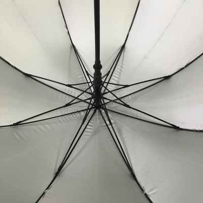130CM Durchmesser-Rohseide-Golf-Regenschirm mit UVbeschichtung