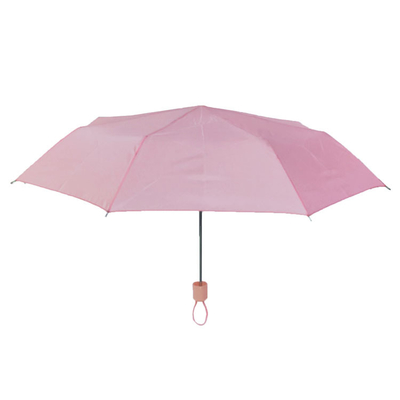 Faltender Gewebe-Regenschirm der Rohseide-manuelle offene tragbare 3