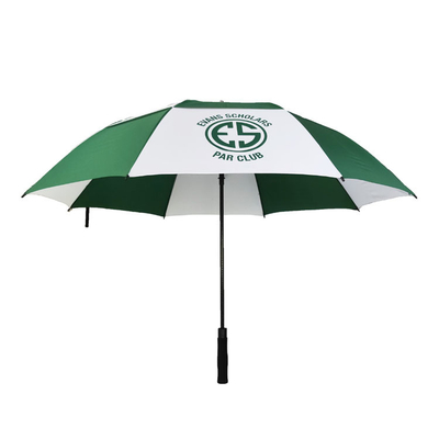Rohseide-übergroßer Sturm-Golf-Regenschirm mit EVA Handle