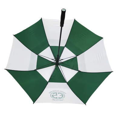 Rohseide-übergroßer Sturm-Golf-Regenschirm mit EVA Handle