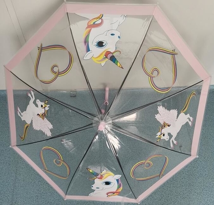 70cm offene Selbsthaube formen POE scherzt kompakten Regenschirm