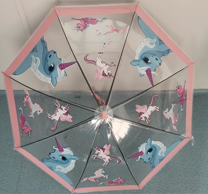 70cm offene Selbsthaube formen POE scherzt kompakten Regenschirm