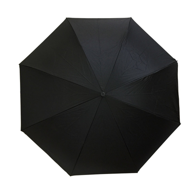 Umgekehrter Regenschirm BSCI-Polyester-190T Doppelschicht mit C formte Griff