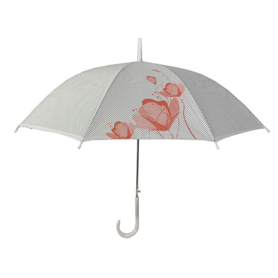 Digital, die Damen-windundurchlässigen geraden Regenschirm drucken