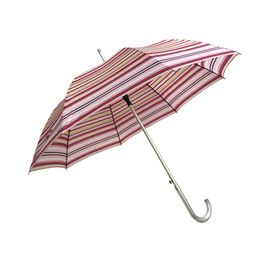 23 Zoll-Rohseide-Gewebe Digital, die Streifen-Regenschirm für Damen druckt