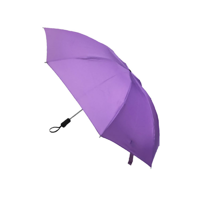 Windundurchlässiger faltender Rohseide-Gewebe-fördernder Regenschirm