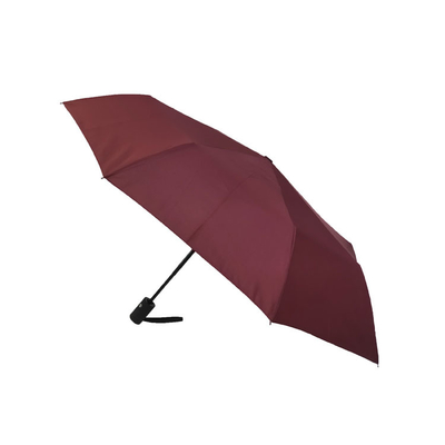 Windundurchlässiges Polyester-faltbarer Reise-Regenschirm der Fiberglas-Rippen-190T