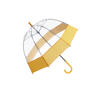 Transparente Hauben-Form automatischer Druck PVCs Apollo Umbrella With Custom Logo