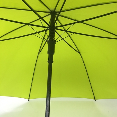 30 Zoll-Gummigriff-offener Golf-Regenschirm-Fiberglas-Selbstrahmen