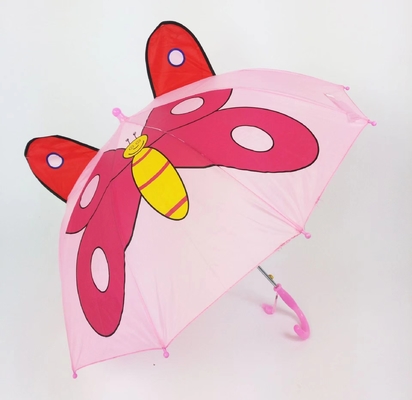 Personifiziertes Tiermuster des Jungen-Mädchen-Regenschirm-3D kartonieren netten Tierkinderkinderregenschirm