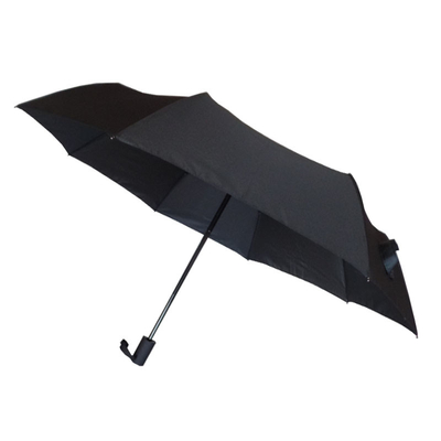 8 Rippen Semi-Auto-Offener Regenschirm Damen Regenschirm Pongeeschutz