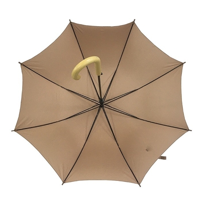 Einfacher Farblangen Regenschirm Auto-Offener Regenschirm Langes Design Geschlossen Länge 92cm