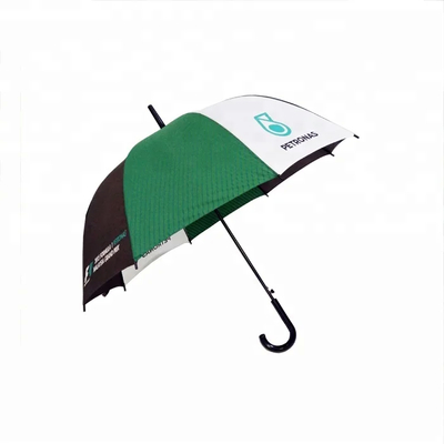 Auto-offener Winddichtes Polyester 8-Ribbed-Golf-Schirm mit ergonomischem Griff