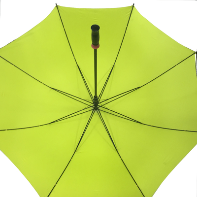 Winddicht schwarzer Golf-Regenmantel mit geradem Griff