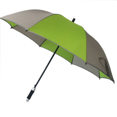 Kompakter Golfschirm 705g Schwarzer Pongee Wasserdicht