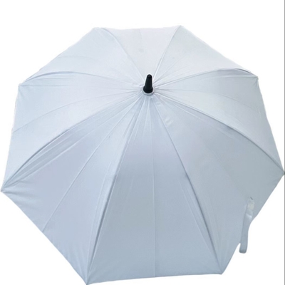 Customized Farbe Logo Pongee Außenventilator Regenschirm Stahl schütten Glasfaser Rahmen
