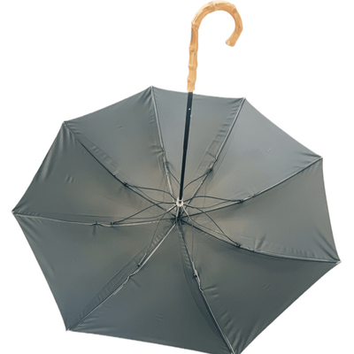 260g Bambus-Stick-Schirm mit schwarzer UV-Beschichtung und Glasfaserschachteln