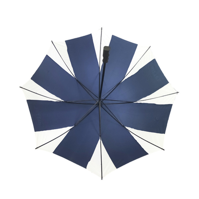Polyester / Pongee Stoff Firmenmarken Golfschirme mit Plastikgriff