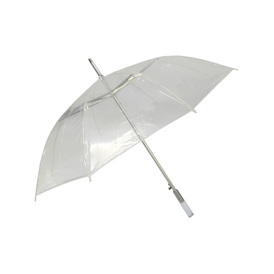 Klares Dachschirm für Regen Glasfaser Rippen und kundenspezifisches Design 23 Zoll mit Aluminiumwelle