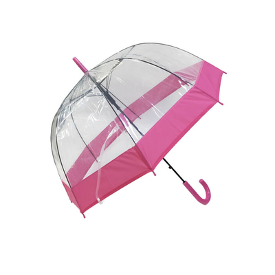 23 Zoll Regenschirm mit durchsichtigem Stoff