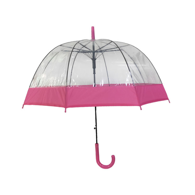 23 Zoll Regenschirm mit durchsichtigem Stoff