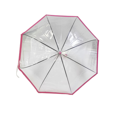23 Zoll Regenschirm mit durchsichtigem Stoff