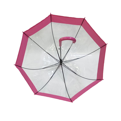 23 Zoll Regenschirm mit durchsichtigem Stoff